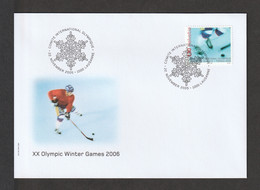 SWITZERLAND 2005 IOC / Winter Olympic Games, Turin: First Day Cover CANCELLED - Winter 2006: Torino