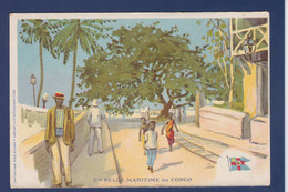 CPA Congo Belge Compagnie Belge Maritime Du Congo Non Circulé Publicité Publicitaire - Belgisch-Congo