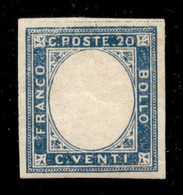 Antichi Stati Italiani - Province Napoletane - 1861 - Non Emesso - Senza Effigie - 20 Cent (3) - Gomma Integra - Cert. A - Autres & Non Classés