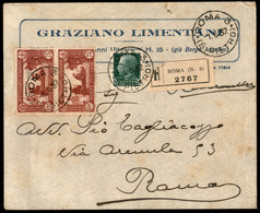 Regno - Vittorio Emanuele III - 25 Cent Imperiale (248) + Coppia Del 75 Cent S.Antonio (299 - Dentellato 12) - Raccomand - Autres & Non Classés