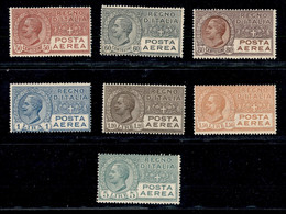 Regno - Posta Aerea - 1926/1928 - Posta Aerea (2A/7) - Serie Completa - Gomma Integra (450) - Autres & Non Classés