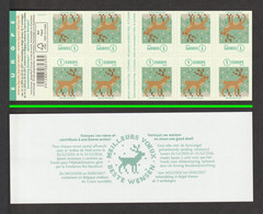 BELGIUM 2016 Christmas & New Year/Reindeer S/ADH: Stamp Booklet UM/MNH - Carnet 1953-....