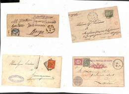 REGNO / RSI - 1865/1946 - Storia Postale - Oltre 130 Buste Con Affrancature Del Periodo Montate Con Linguella Su Cartonc - Autres & Non Classés