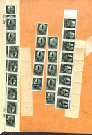 RSI - 1943/1944 - Insieme Di Oltre 100 Valori Del Periodo In 2 Piccoli Raccoglitori - Presenti Blocchi E Strisce - Gomma - Autres & Non Classés