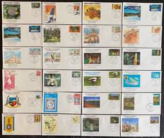 Nouvelle Calédonie - Premier Jour - Lot De 24 FDC - 1986 - Lettres & Documents