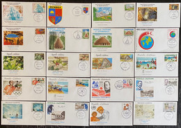 Nouvelle Calédonie - Premier Jour - Lot De 15 FDC - 1989 - Covers & Documents