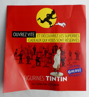 FLYERS DEPLIANT CADERAUX ATLAS COLLECTION LES ARCHIVES TINTIN 2010 - Objets Publicitaires