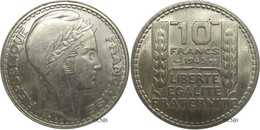 France - GPRF - 10 Francs Turin, Grosse Tête, Rameaux Longs 1945 - SUP/AU58 - Fra2738 - 10 Francs