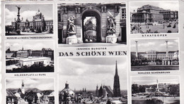 A7299- MUSEUM, CASTLE, OPERA THEATRE, PALACE CATHEDRALS, ARCHITECTURE VIENNA WEIN AUSTRIA 1963 STAMP POSTCARD - Ringstrasse