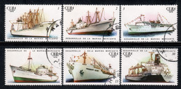 Cuba 1976 Mi# 2162-2167 Used - Development Of The Merchant Marine / Ships - Used Stamps