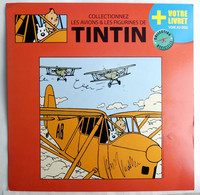 CARTON DE PRESENTATION COLLECTION HACHETTE LES AVIONS TINTIN 2014 (1) - Objets Publicitaires