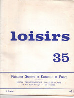 Loisirs 35, Fédération Sportive Et Culturelle De FRANCE, Juin 1972, Information, Saison Basket, Football,  Secrétariat, - Sport