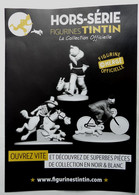 DEPLIANT COLLECTION TF1 ENTREPRISE COLLECTUION FIGURINES TINTIN NOIR & BLANC (2) 2015 - Dossiers De Presse