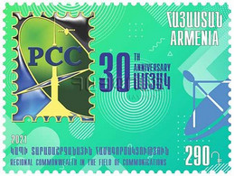 Armenia Arménie Armenien 2021 Mi 1202 RCC. 30th Anniversary Of The Foundation Regional Commonwealth Communications MNH** - Armenia