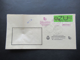 DDR 1967 Dienst ZU / Mit Zustellungsurkunde Nr. 2 ZKD Lauchhammer VEB Schwermaschinenbau Lauchhammerwerk - Autres & Non Classés