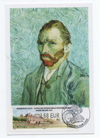 ATM- LISA2, EC 0,66 €  "Portrait De VAN GOGH",  1er JOUR- AUVERS Sur OISE, 17 Octobre 2015 Carte Du Musée D'Orsay - 2010-2019