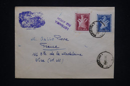 POLOGNE - Affranchissement Echecs Sur Enveloppe Pour La France En 1956 - L 98792 - Cartas & Documentos