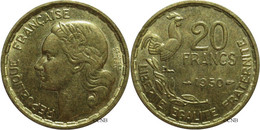 France - IVe République - 20 Francs Georges Guiraud 1950 3 Plumes - SUP/AU58 - Fra3858 - 20 Francs