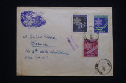 POLOGNE - Affranchissement Sports D'Hiver Sur Enveloppe Pour La France En 1956 - L 98793 - Lettres & Documents
