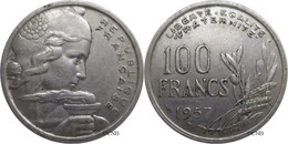 France - IVe République - 100 Francs Cochet 1957 - TTB/XF45 - Fra4256 - 100 Francs