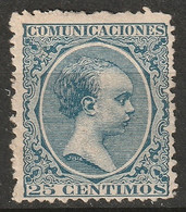 Spain 1889 Sc 263  MH* Disturbed Gum - Nuevos