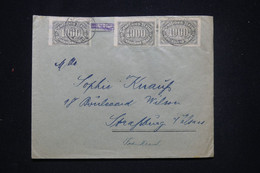 ALLEMAGNE - Enveloppe Pour Strasbourg En 1923, Affranchissement Période Inflation - L 98818 - Cartas