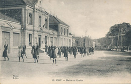 91) VIRY : Mairie Et Ecoles (animée) (EB) - Viry-Châtillon