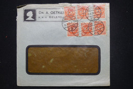 ALLEMAGNE - Enveloppe Commerciale De Bielefeld En 1923, Affranchissement Période Inflation - L 98824 - Cartas