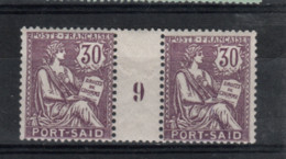 Port - Saïd  1909  -  1 Millésimes  N°30 - Other & Unclassified