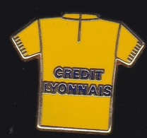 71162-Pin's. Cyclisme.tour De France.Banque Credit Lyonnais.signé Decat Paris. - Cyclisme