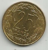 Central African States 25 Francs CFA 1978. KM#10 - Chad