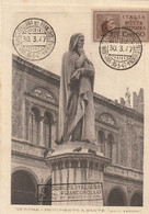 8e Giornata Italiana Del Francobollo  Verona 1947 - Cartoline Maximum