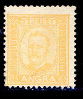 ! ! Angra - 1892 D. Carlos 05 R (Perf. 11 3/4) - Af. 01 - MH - Angra