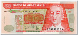 GUATEMALA,50 QUETZALES,2001,P.105,AU-UNC - Guatemala