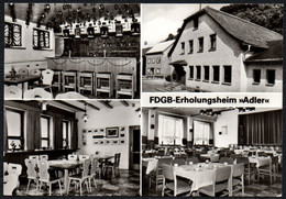 F2312 - Pappenheim FDGB Adler Innenansicht Speisesaal Gaststätte - Verlag Bild Und Heimat Reichenbach - Schmalkalden