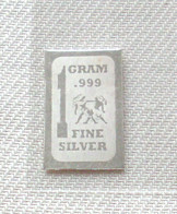 USA 1 Gram .999 Fine Silver Bar - 'Gemini Symbol' - NEW - Uncirculated - Autres – Amérique