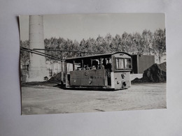 48286 -  Hannesche  Tram  Vapeur  à  La  Sucrerie -  Photo  Bazin  1958  -    15  X  10 - Burdinne