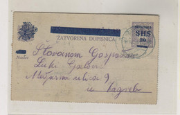 CROATIA SHS 1919   Postal Stationery - Croacia
