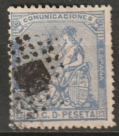 Spain 1873 Sc 197  Used Thin/pinhole - Used Stamps