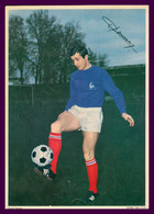 Autographe Gérard HAUSSER - R.C Strasbourg 1966 - World Championship - Footballeur Foot - Offert Par CALTEX - Ph. LECOQ - Affiches