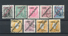 !!! PORTUGAL, SERIE N°87/95 OBLITEREE SAUF N°89 NEUF*, N°94 AVEC LEGER CLAIR - Used Stamps