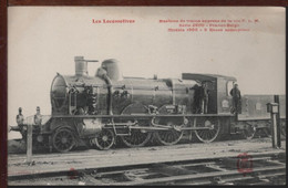 LES LOCOMOTIVES - Machines De Trains Express De La Cie P.L.M. Série 2600 Franco-Belge - Modèle 1905 - Treni