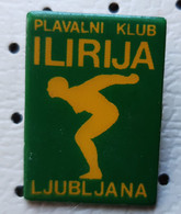 Swimming Club PK Ilirija Ljubljana Slovenia Pin - Natation