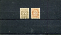 Norvège 1883-90 Yt 35 36 * - Neufs
