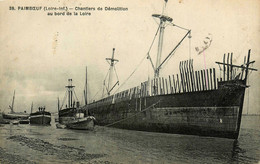 Paimboeuf * Chantier De Démolition De Bateaux Au Bord De La Loire * Cargo Marine Marchande - Paimboeuf