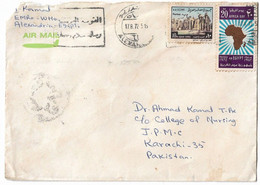 Egypt  Airmail Cover Sent To Pakistan - Corée Du Nord