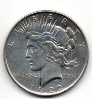 1922 - Stati Uniti 1 Dollar         ---- - 1921-1935: Peace