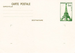 B01-373 3 Cartes Postales Entiers Postaux France 1982 Belgica Tour Eiffel - Collections & Lots: Stationery & PAP