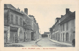 CPA 10 PLANCY LA RUE DES CROUILLERES - Autres & Non Classés