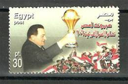 Egypt - 2006 - ( X President MUBARAK Holding African Cup Of Nations ) - MNH (**) - Coppa Delle Nazioni Africane